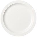 Plato borde delgado de 22.9 cm en policarbonato color blanco - Cambro