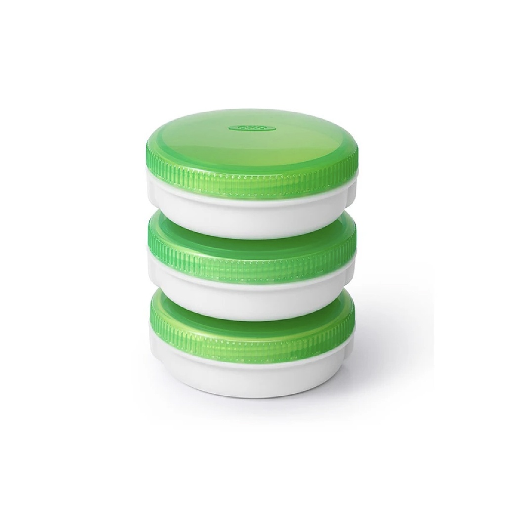Juego de mini Contenedores con Tapa, 60 ml, Paquete 3 - Oxo
