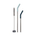Set de 3 piezas de Pitillo Reutilizable Azul / Verde - Oxo