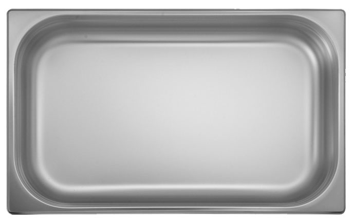 Recipiente 1/1 acero inox 53 x 32.5 x 6.5cm-Ozti