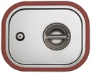 Tapa con borde en silicona  para azafate gn 1/1 - Ozti