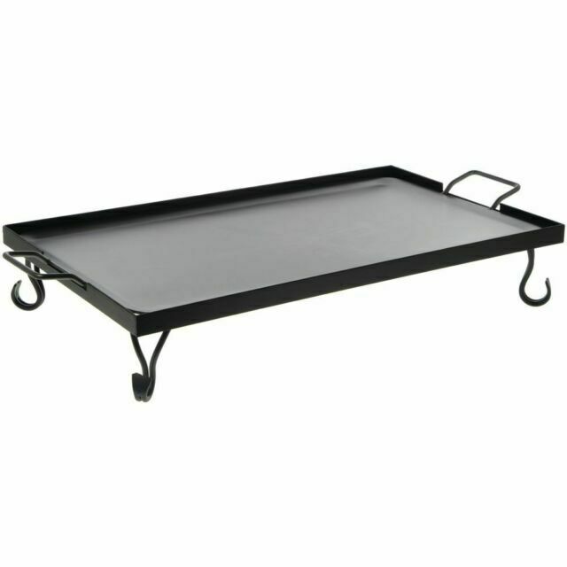 Plancha de hierro forjado de tama–o completo con soporte - American Metal Craft