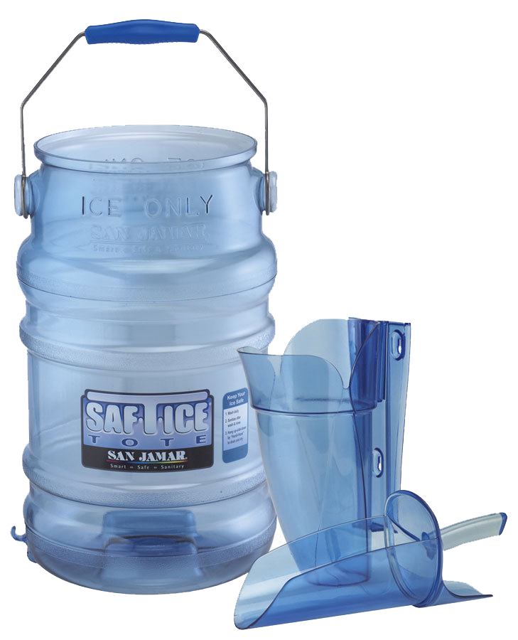 Kit contenedor y pala para hielo - San Jamar