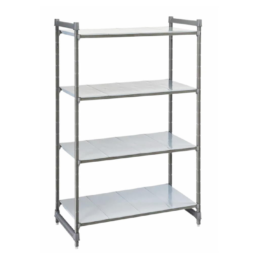 Unidad inicial Basics Plus, 4 estantes sólidos. Dimensiones: 460 x 1375 x 2140 mm grafito - Cambro China