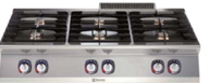 Estufa a gas modular linea 700XP de sobremesa con  6 quemadores - Electrolux