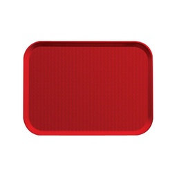 [1014FF163] Bandeja servicio 26.5 x 34.5cm polipropileno rojo - Cambro