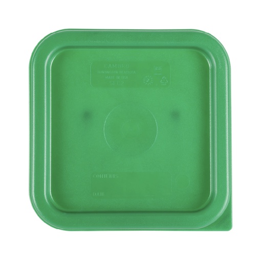 [SFC2452] Tapa para los recipientes cuadrados 1.9 y 3.8lt verde - Cambro China