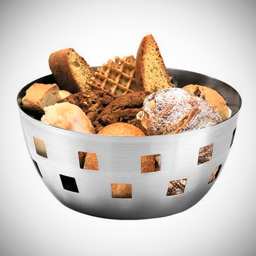 [SB1] Bowl perforado para exhibir en acero inoxidable - American Metalcraft