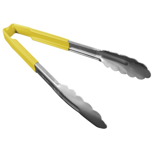 [4780950] Pinza utilitaria mango amarillo antimicrobial 24.1 cm inox - Vollrath