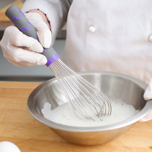 [47002] Batidor francés 25.4 cm mango de nylon en acero inoxidable - Vollrath