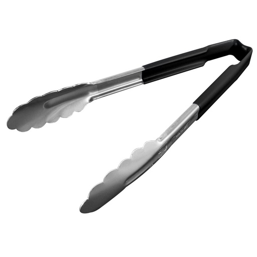 [4780920] Pinza utilitaria mango negro antimicrobial 24.1 cm inox - Vollrath