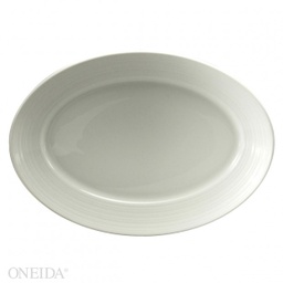 [R4570000383-O] Plato ovalado porcelana fina 36.8 cm botticelli  - Oneida