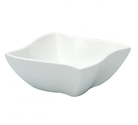 [F8010000735-O] Tazón ondas porcelana 1.2 litros - 24.1cm blanco brillante  - Oneida