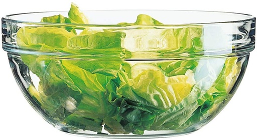 [V7655] Cuenco apilable transparente templado 4.5 lt - Arcoroc