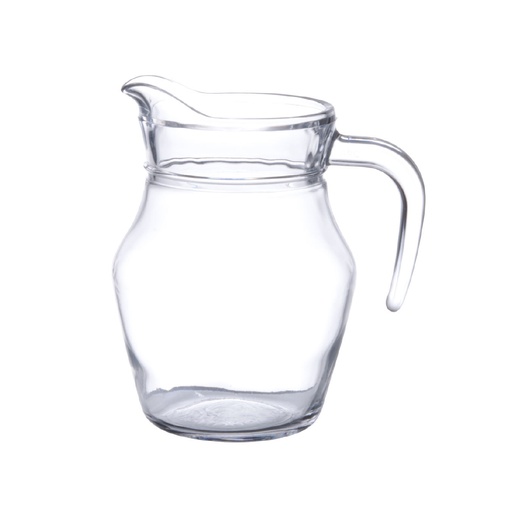 [E7258] Jarra Transparente de 16.9 Oz | 0.5 Lts Diam 10 x Alt 14.1 cm - Arcoroc