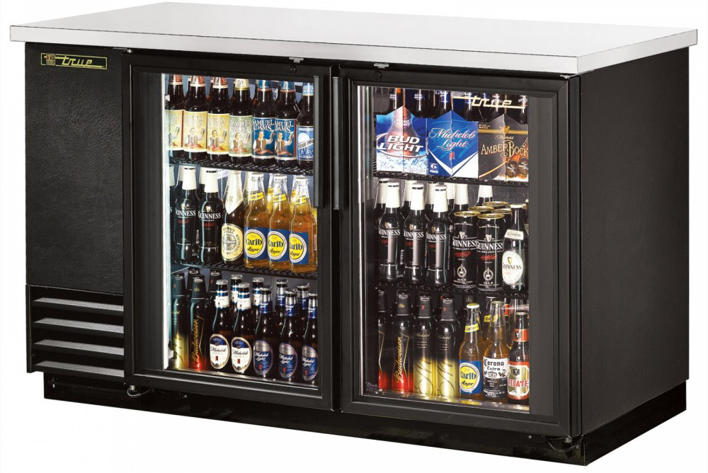 Refrigerador bar 2 puertas vidrio 900*520*800mm 110V/60Hz 1C