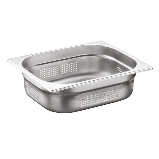 [0311.12065.21] Azafate perforado de gn 1/2 de 6.5 cm en acero inoxidable - Ozti