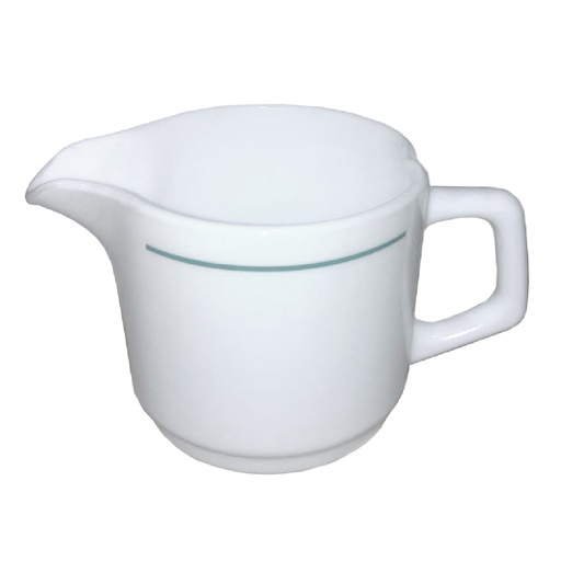 [56035-10-O] Jarra de Café de Vidrio Templado Restaurante, 8.5 cm - Franja Verde (Outlet) - Arcoroc