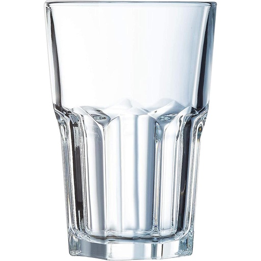 [J2603] Vaso de Vidrio Templado Granity, 14 oz - 13x8.9 cm - Arcoroc