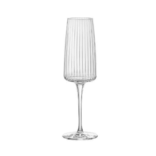 [349790BZM021990] Copa Exclusiva Prosecco 8 1/2 oz | 255 ml - Alt 22,5cm Dim 4,75 cm Tipo de Vidrio Star Glass - Bormioli Rocco