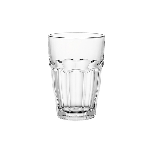 [516170BCM121990] Vaso largo Rock Bar 12 1/2 oz | 370 ml - Alt 12cm Dim 8,3 cm Tipo de Vidrio Vidrio Templado - Bormioli Rocco