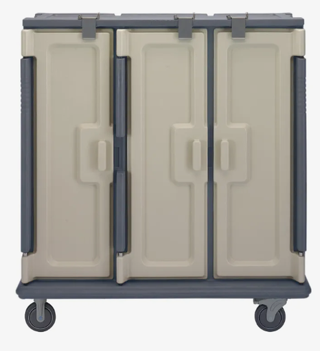 [MDC1411T60191] Carro de entrega de alimentos de 60 bandejas Gris Granito - Cambro USA