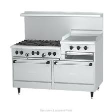 [X60-6R24RS] Estufa us range 6 q gas asador 24" 1 horno 1 - Garland