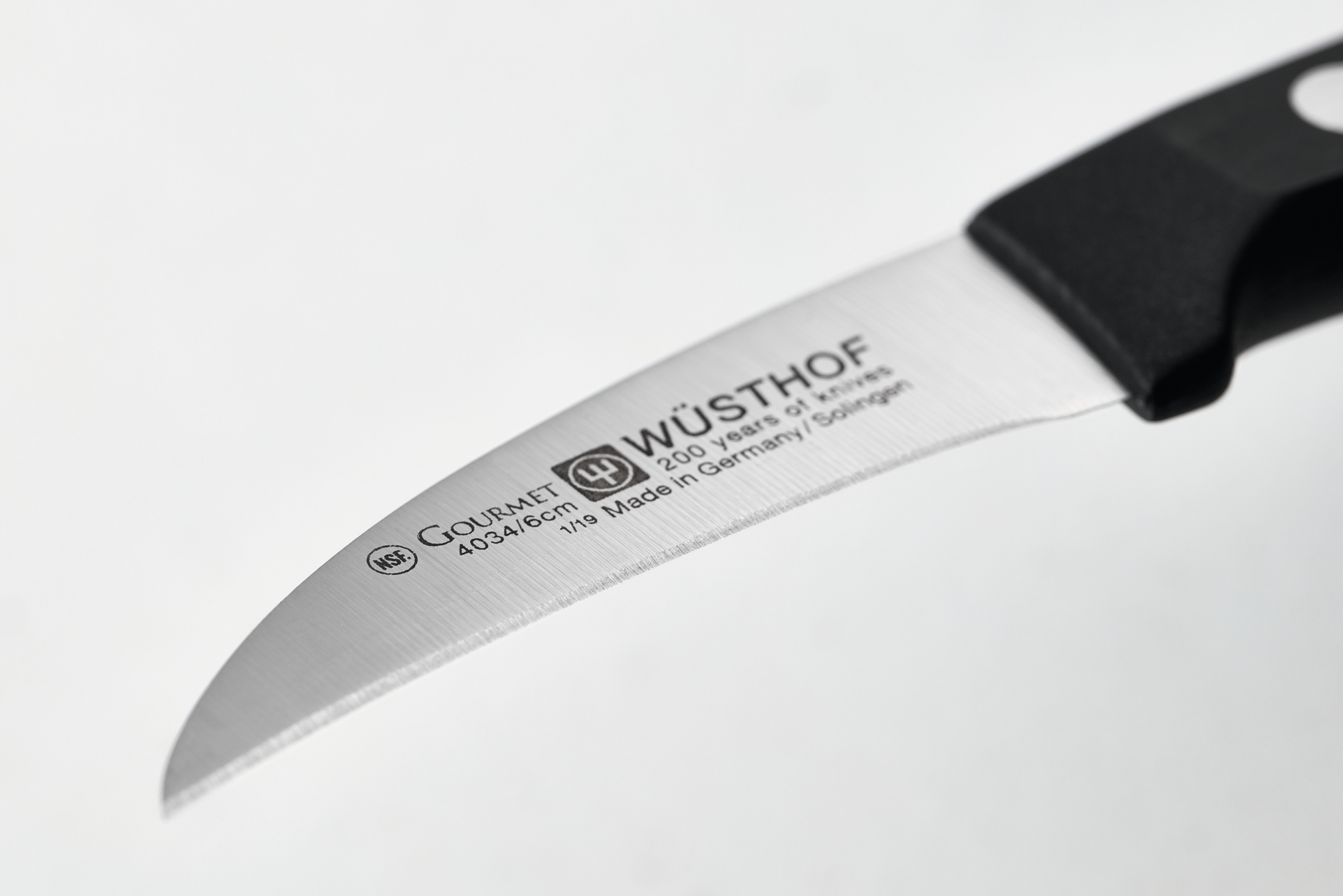 Cuchillo pelar decorar 6 cm gourmet Wusthof