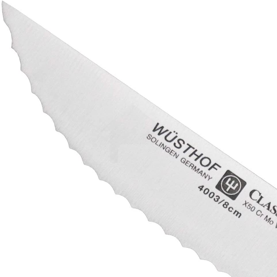 Cuchillo con sierra para decoración de 8 cm. Classic - Wusthof