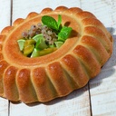 Molde Flexible Savarin Acanalado, 9,81" (24,9 cm) de diámetro, 60.86 oz - Demarle  