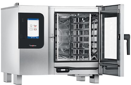 Horno combi easyTouch a gas de 6 GN 1/1 con puerta ocultable  Convotherm