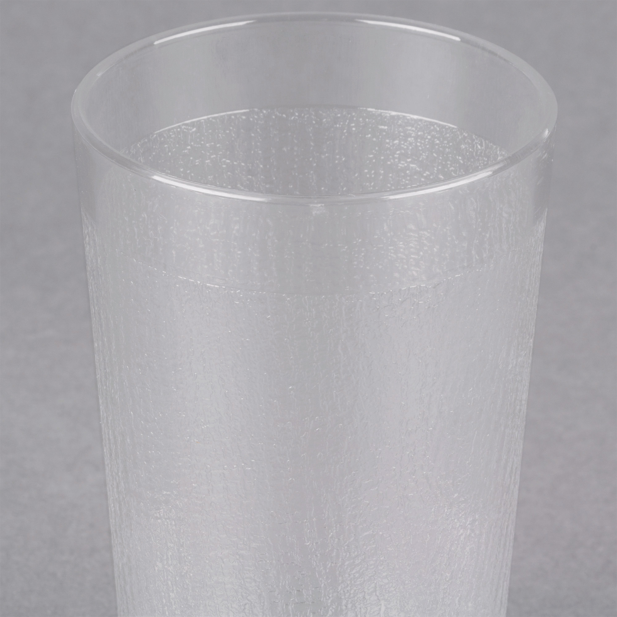 Vaso texturizado 9.5oz policarbonato transparente Cambro