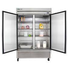 Refrigerador doble de puertas solidas con refrigerante ecológico R-290 - True