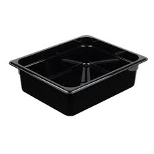 Azafate policarbonato negro GN 1/2, capacidad 5.9 lt - Cambro