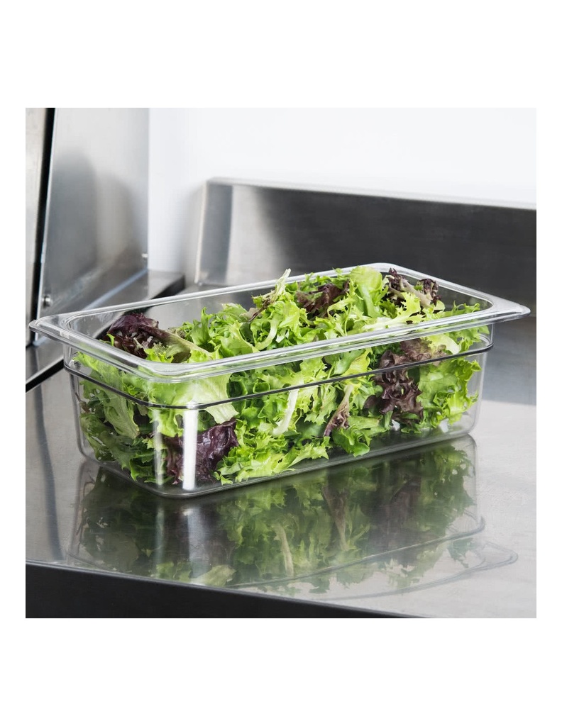 Recipiente 1/3 policarbonato 3.6lt transparente Cambro