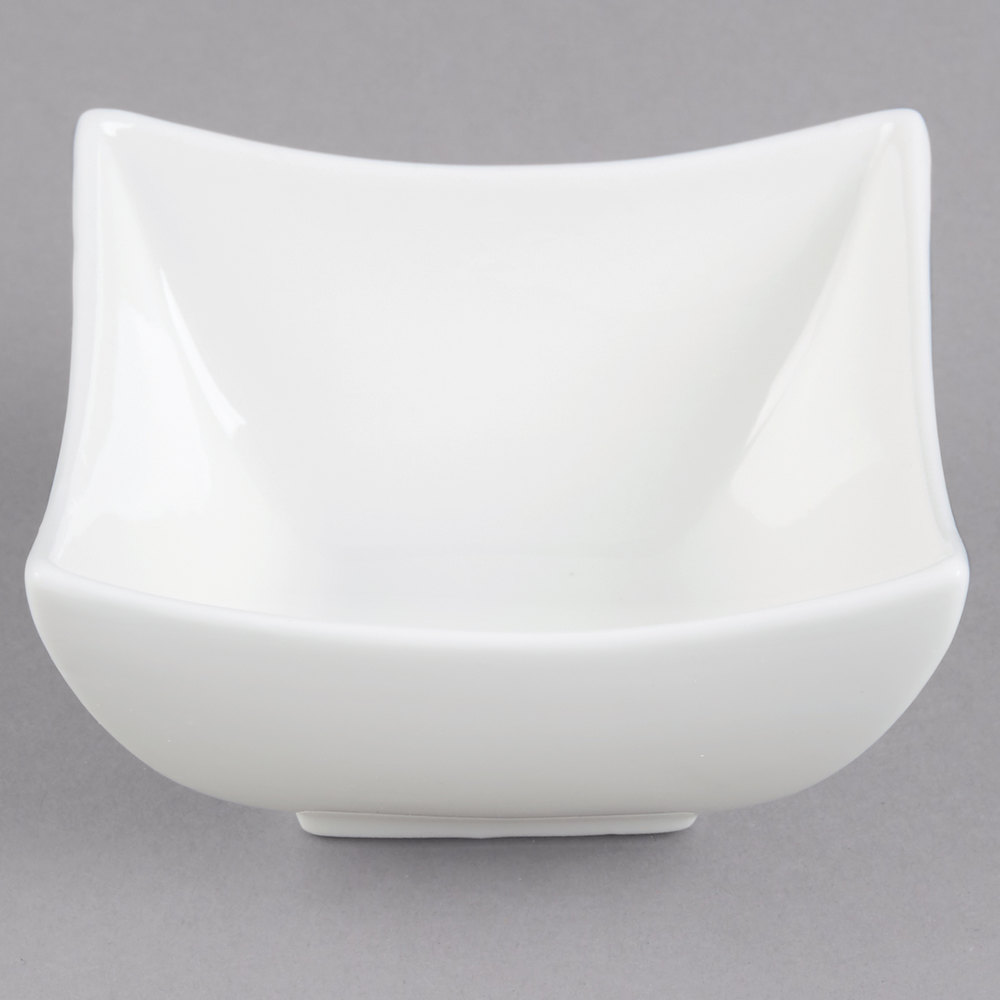 Copela Cuadrada de Porcelana Fina Appetizer, 4 1/2 oz - Arcoroc