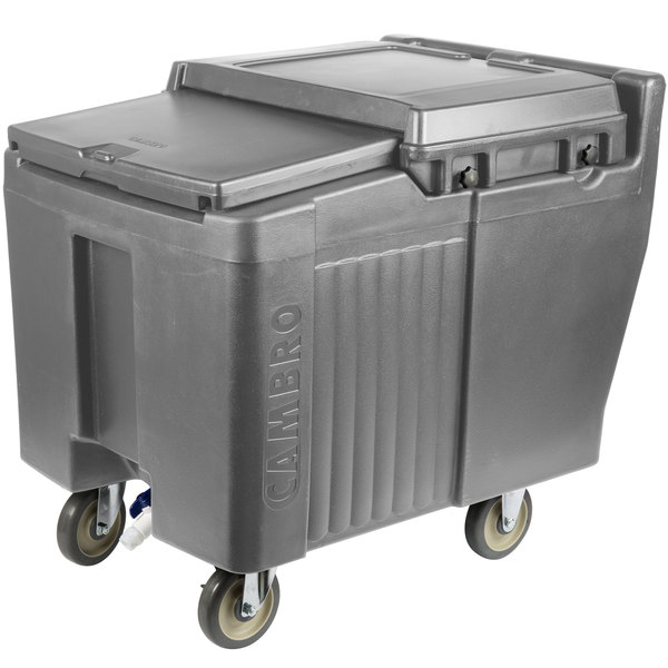 Carro hielo tapa deslizable cap. 57 kg 58.5 x 80 x 74.5cm gris Cambro