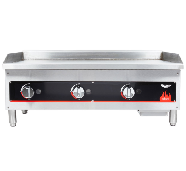 Plancha gas 36&quot; control manual -Vollrath