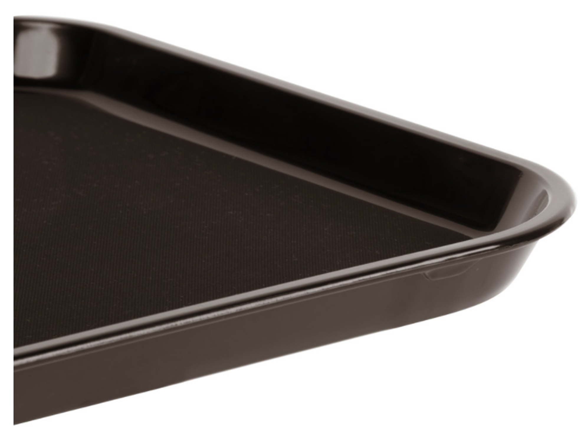 Bandeja antideslizante rectangular polipropileno 27 x 34.5cm castaño Cambro