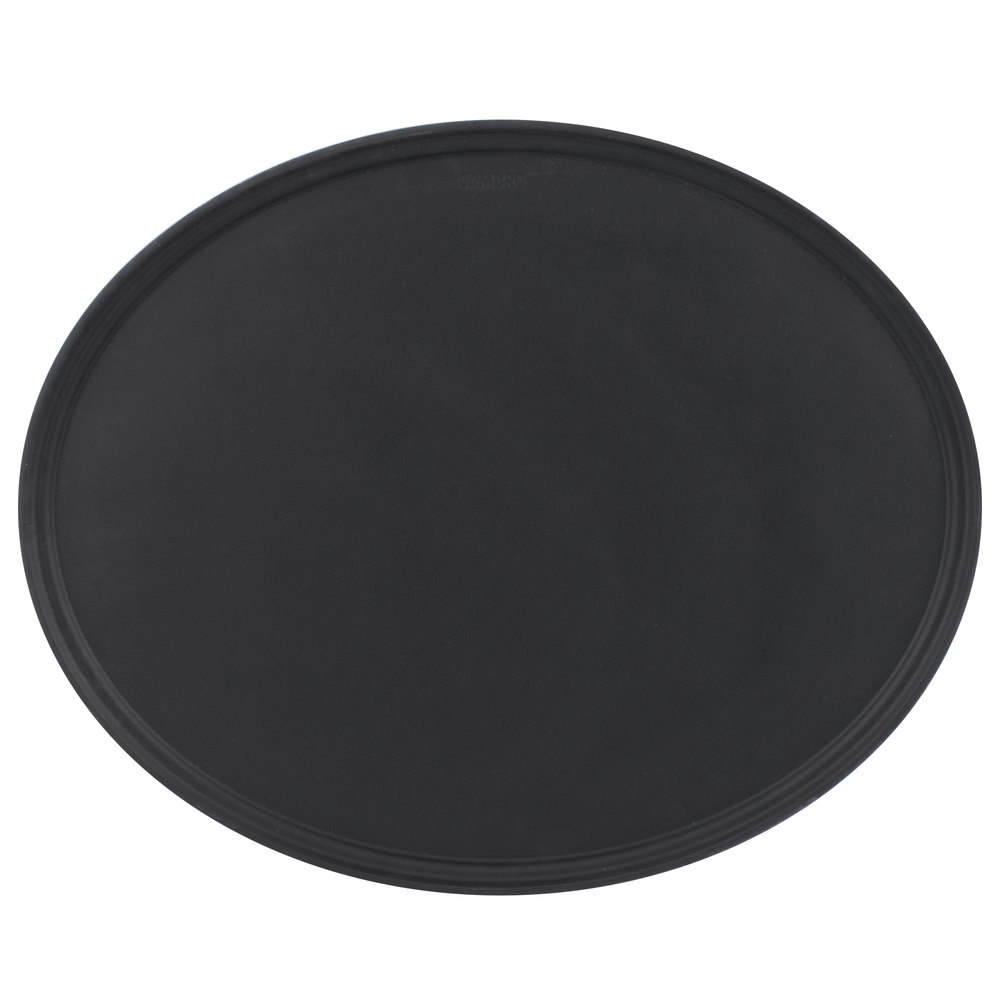 Bandeja fibra vidrio ovalada antideslizante 73.5x60cm negro Cambro