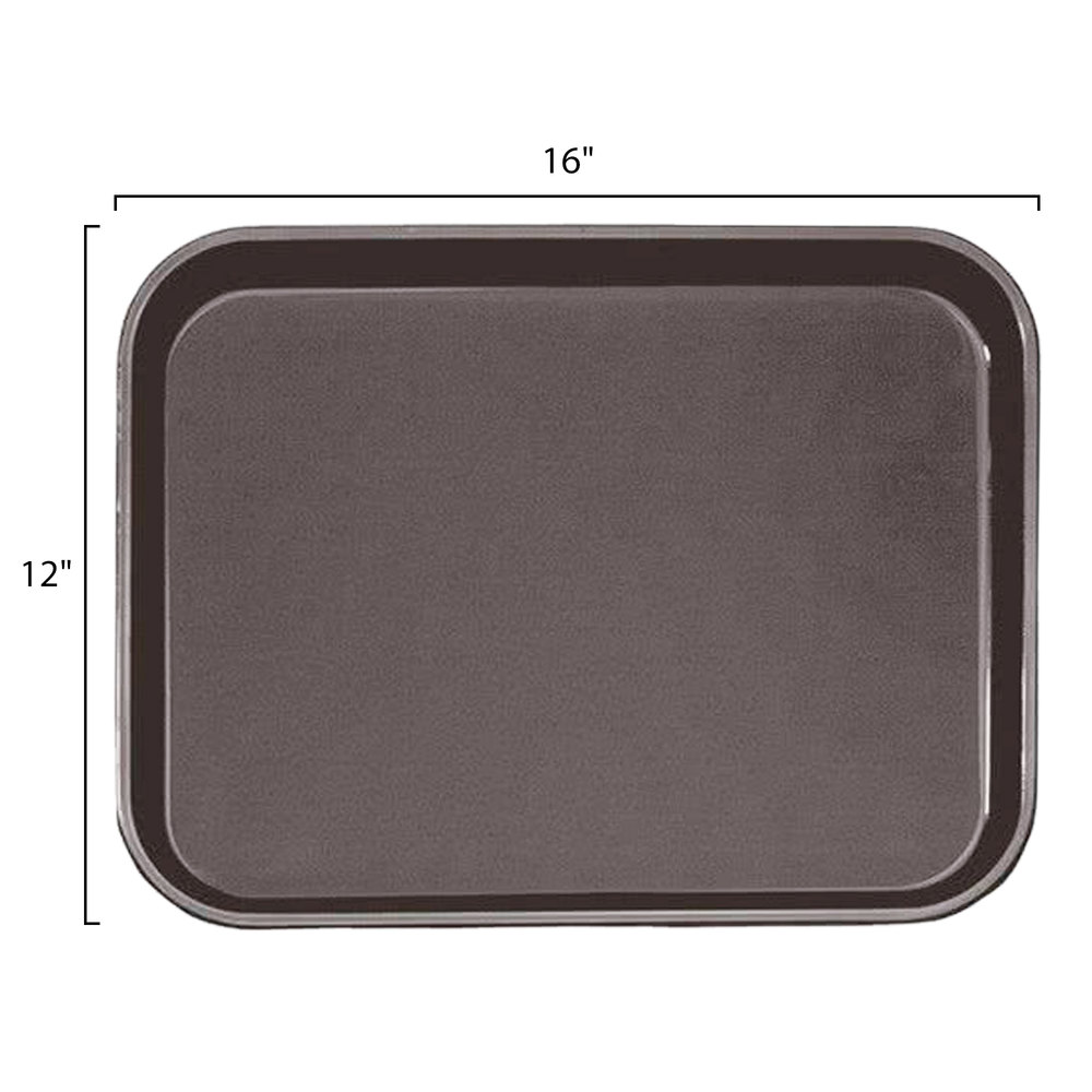 Bandeja rectangular antideslizante polipropileno 30x41.5cm castaño Cambro