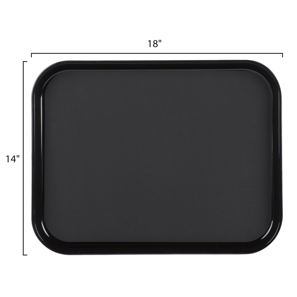 Bandeja rectangular antideslizante polipropileno 36x46cm negro Cambro