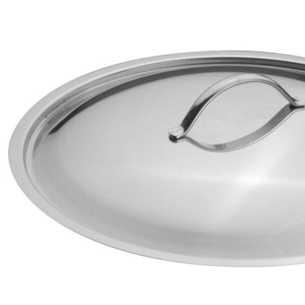 Tapa a.inox 40 cm brillante Ozti