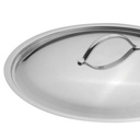 Tapa a.inox 40 cm brillante Ozti