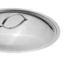 Tapa a.inox 40 cm brillante Ozti