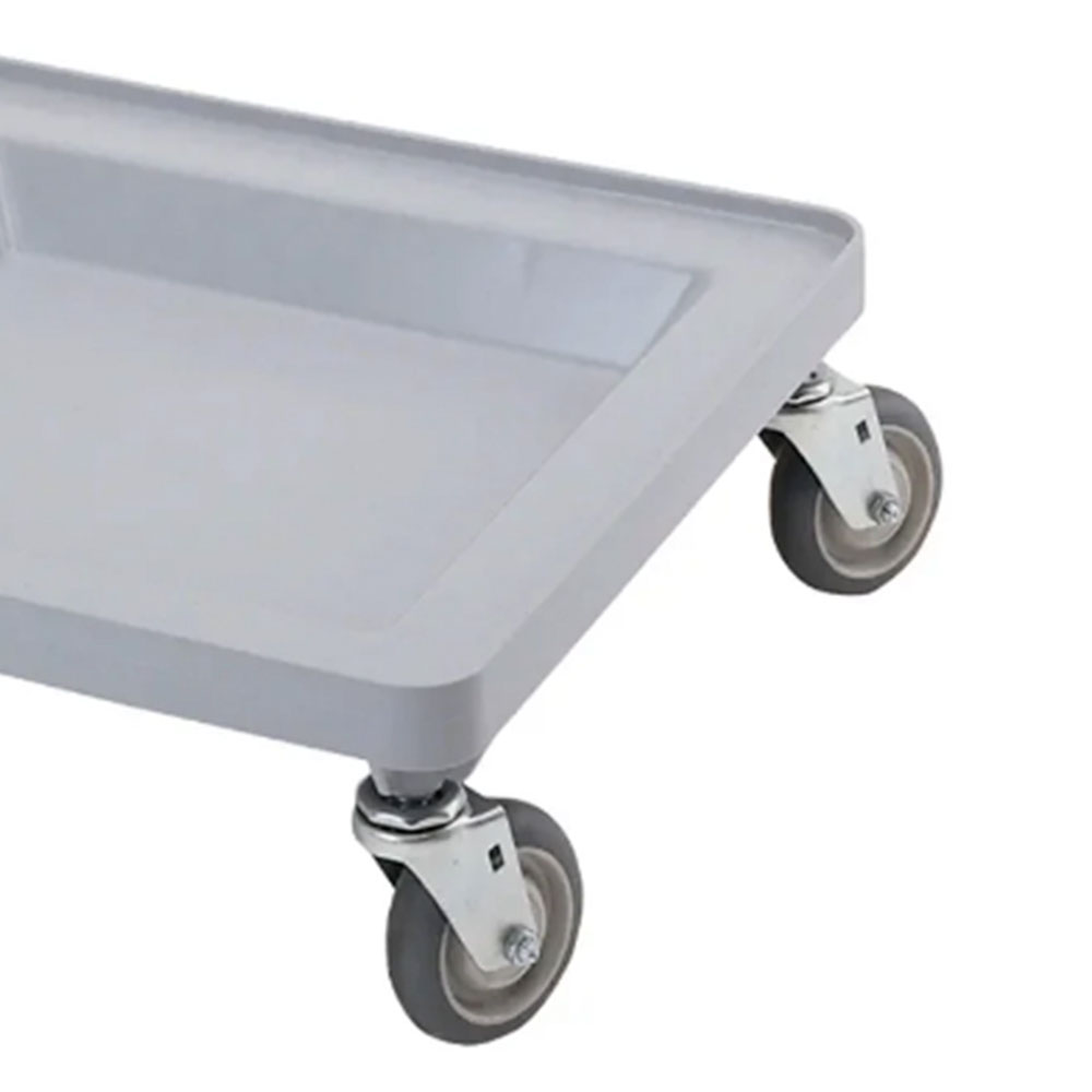 Carro camdollie para cestas lavado y almacenamiento gris 350 lb Med int(53x53cm)Cambro