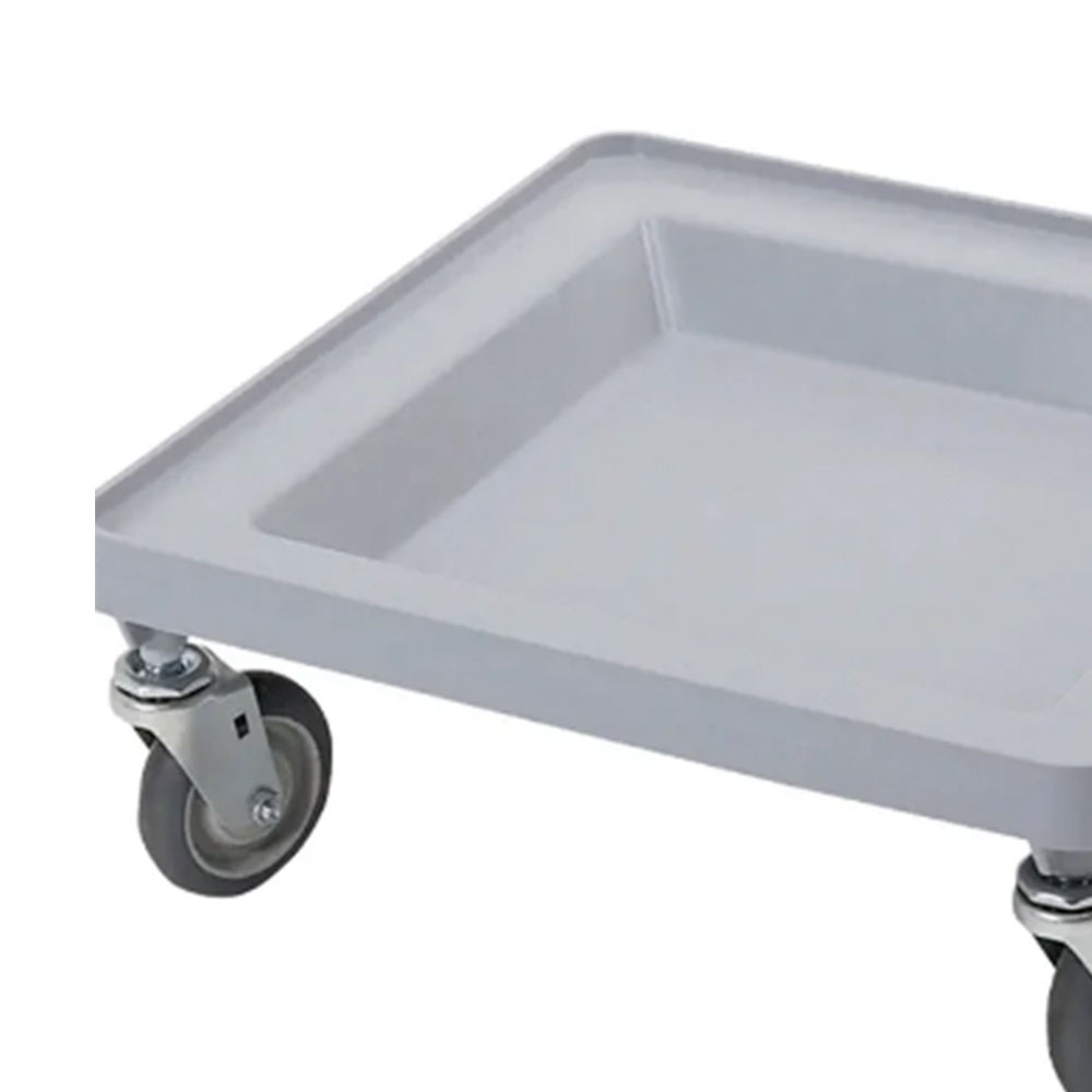 Carro camdollie para cestas lavado y almacenamiento gris 350 lb Med int(53x53cm)Cambro