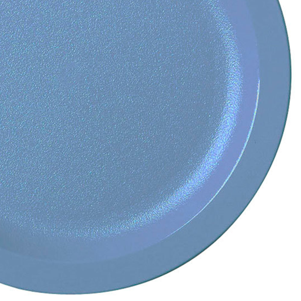 Plato policarbonato borde delgado 22.9cm azul Cambro