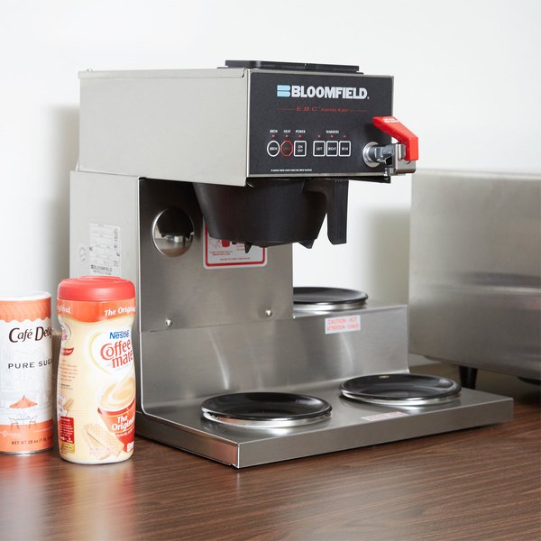 Cafetera automatica de 3 hornillas en escalera con control electronico de infusion bloomfield