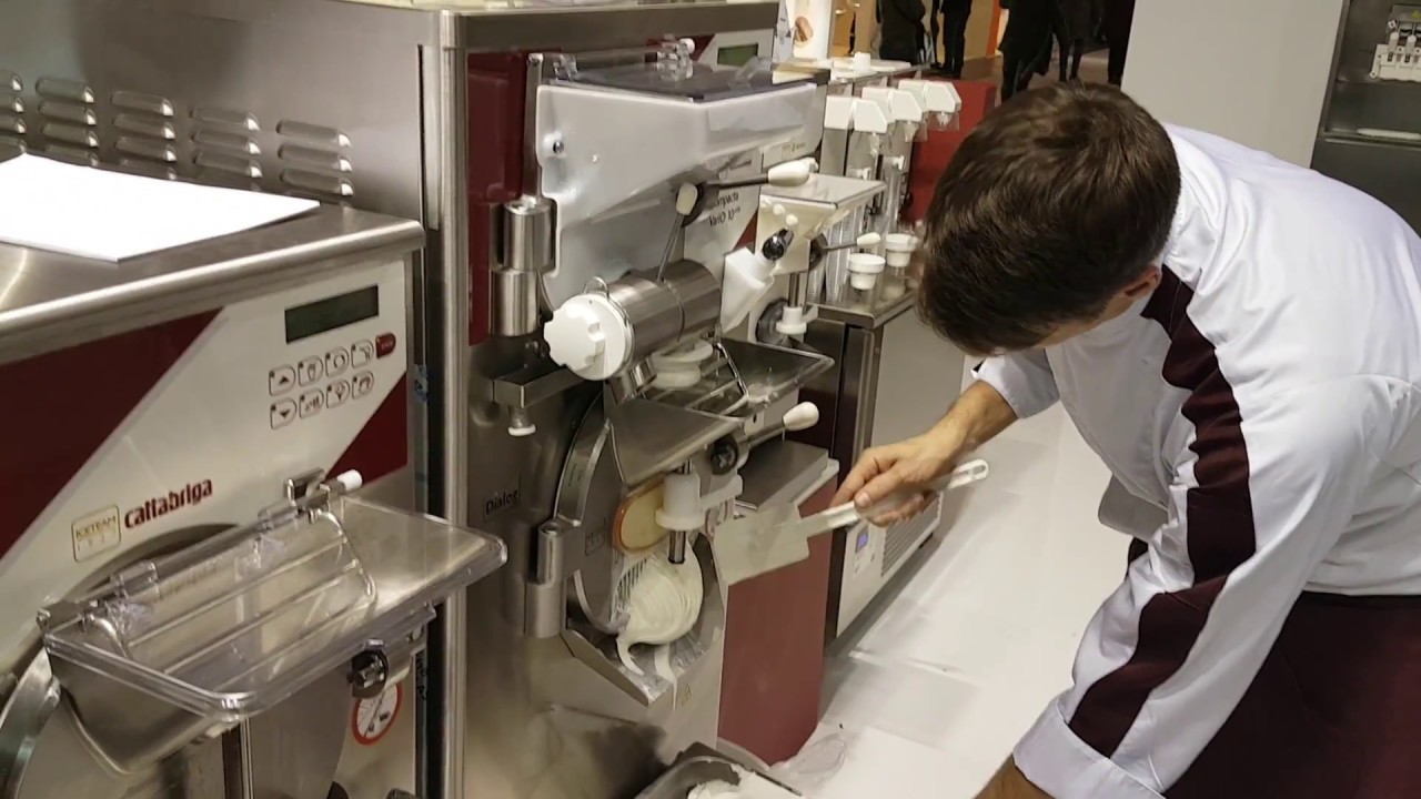 Máquina pasteurizadora y mantecadora para helado artesanal. - Cattabriga